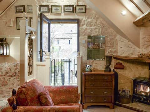 Studio style accommodation with characterful appointments | The Hayloft - Red House Farm Cottages, Glaisdale, near Whitby