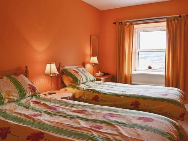 Twin bedroom | Whitelee Farm - Birch Cottage, Byrness Village, nr. Otterburn