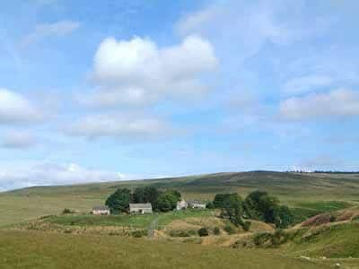 View | Whitelee Farm - Birch Cottage, Byrness Village, nr. Otterburn