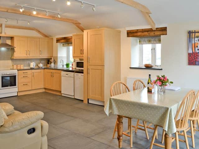 Kitchen and dining area | Tresidder Barn, Constantine, near Falmouth