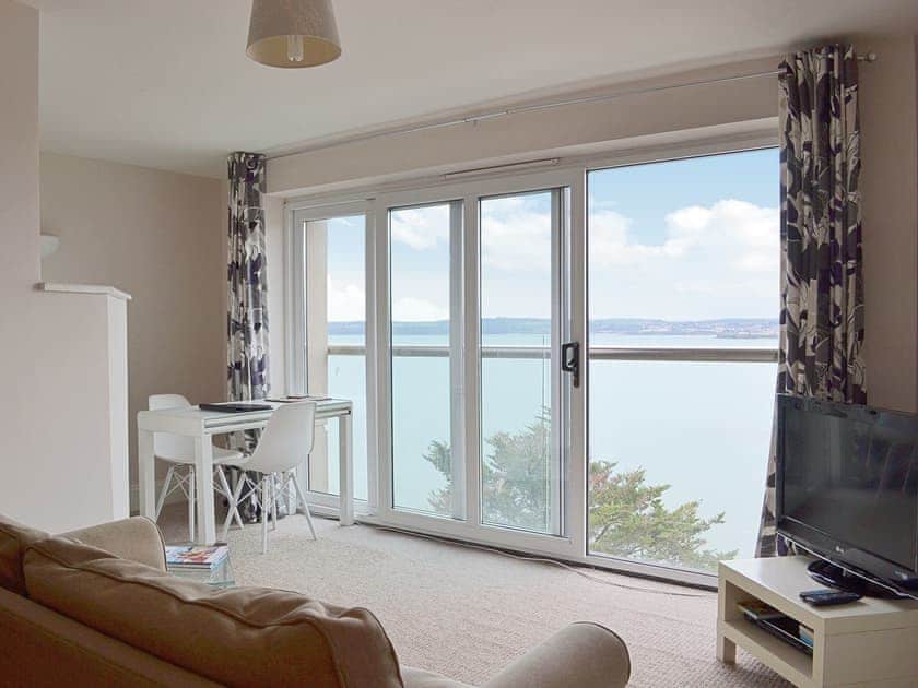 Time spent gazing out of the large windows at the ever-changing seaview is never time wasted | Apartment 16 - Astor House, Torquay