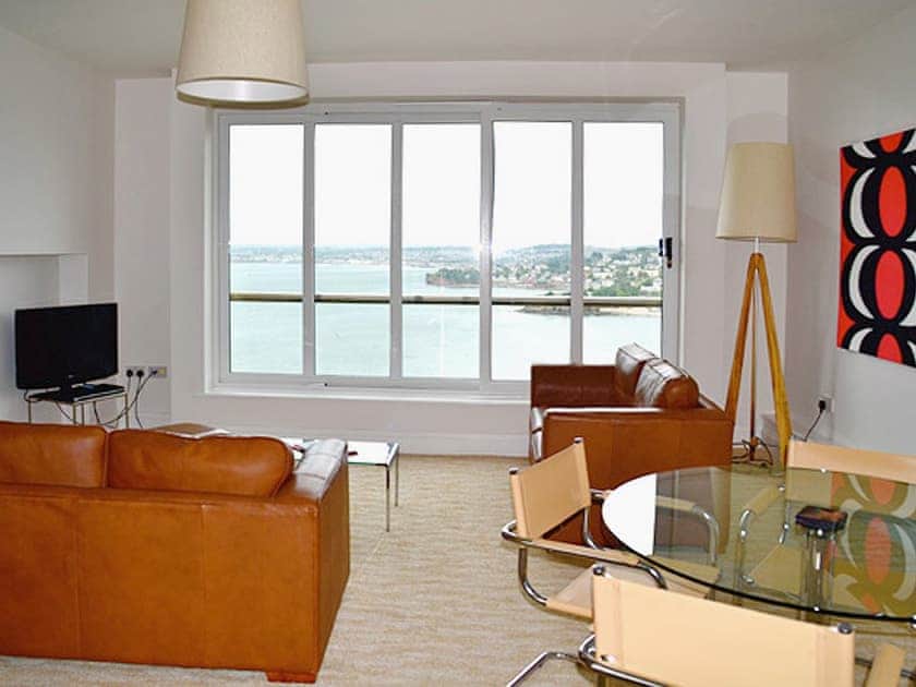 Open plan living/dining room/kitchen | Apartment 17 - Astor House, Torquay