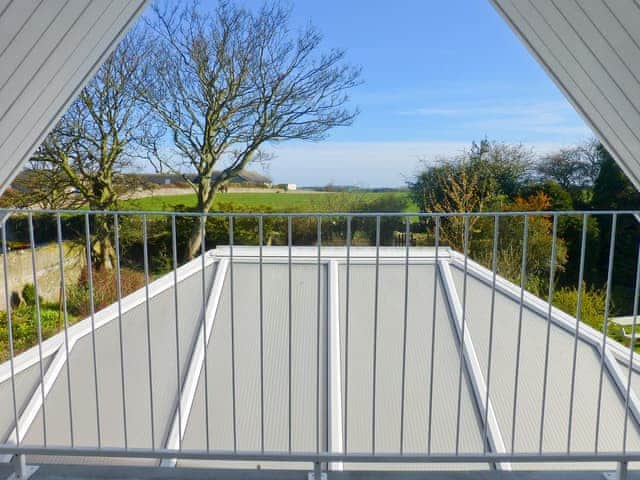 View from the balcony, to the surrounding countryside | Lottie&rsquo;s Place, Seahouses