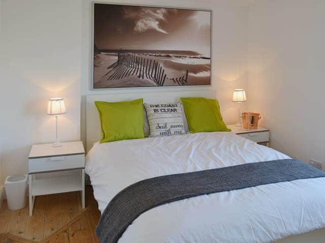 The master bedroom is comfortable and well-furnished | Coastguard Cottage, Swalecliffe, near Whitstable