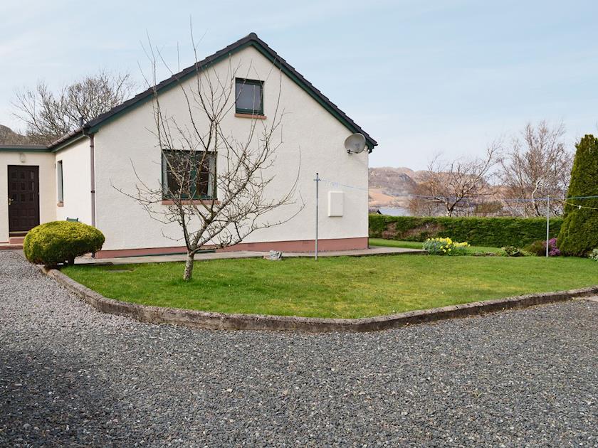 Large enclosed garden with parking for 2 cars | The Cottage, Poolewe, near Gairloch