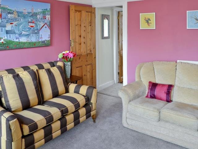 Comfy seating in lounge | Sea Folly, Brightlingsea