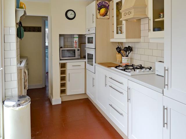 Well-equipped galley style kitchen | Sea Folly, Brightlingsea