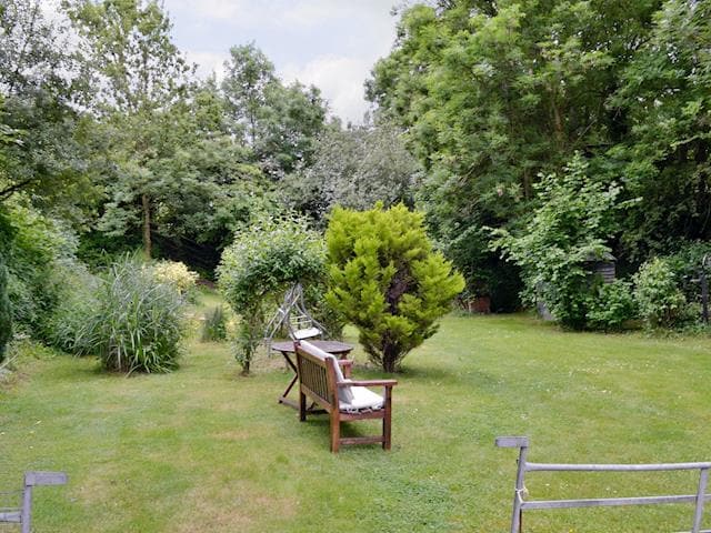 Mature garden with sitting-out furniture | The Willows, Tatworth, near Chard