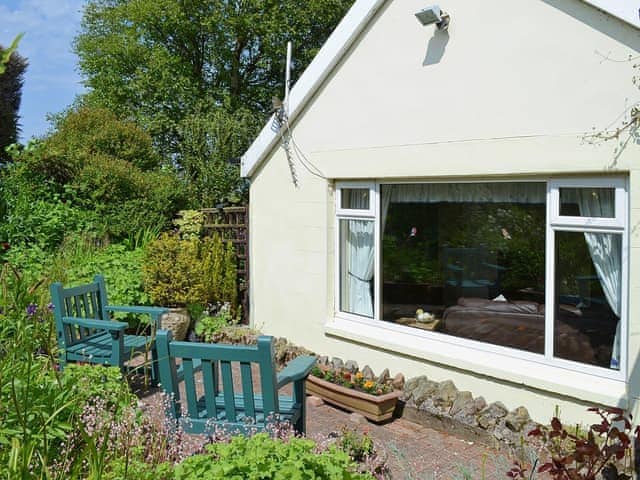 Private sunny sitting out area | Etive Cottage, Warenford, near Belford