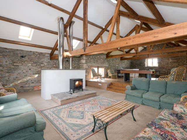 Large recreation/ games room | Cowdber Barn, Burrow, Kirkby Lonsdale