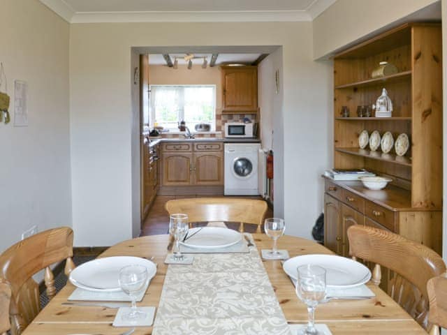 Open-aspect from dining room to kitchen | Holmlea, Newtown, near Silloth