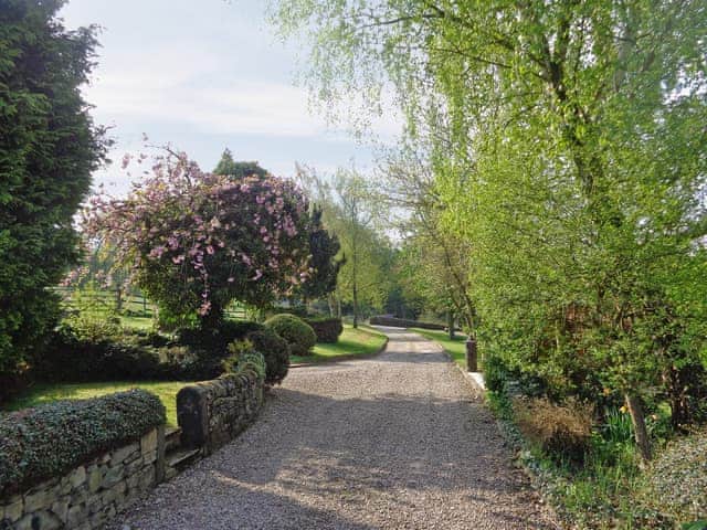 Driveway | Waterfall Cottage - Lumsdale Cottages, Lumsdale, Tansley Wood, near Matlock