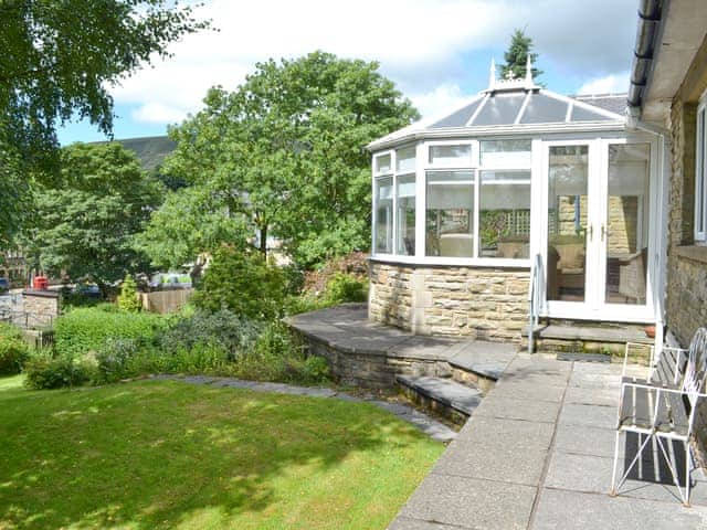 Garden and conservatory | Fairfield, Barley, near Clitheroe