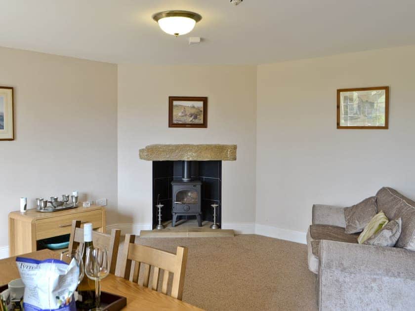 Spacious living and dining room | Plover Cottage - Holystone Estate, Farnham, near Rothbury