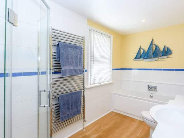 Bathroom with separate shower | Lapwing, Yarmouth