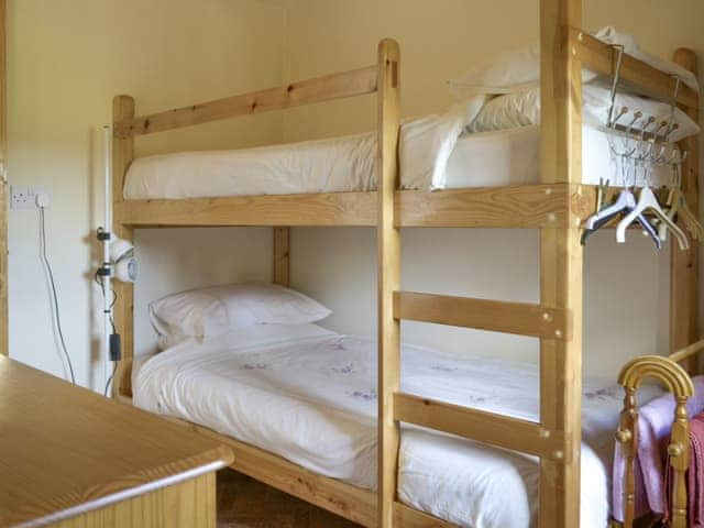 Bunk bedroom with en-suite shower room | The Byre, Newby, near Appleby-in-Westmorland