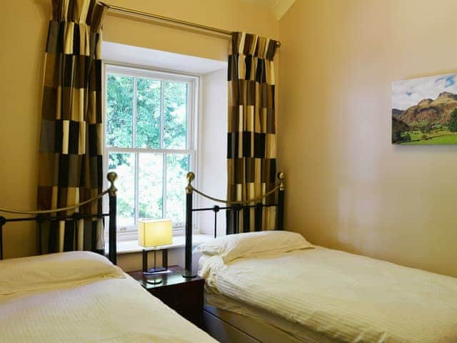 Twin bedroom | Langdale Crag, Grasmere