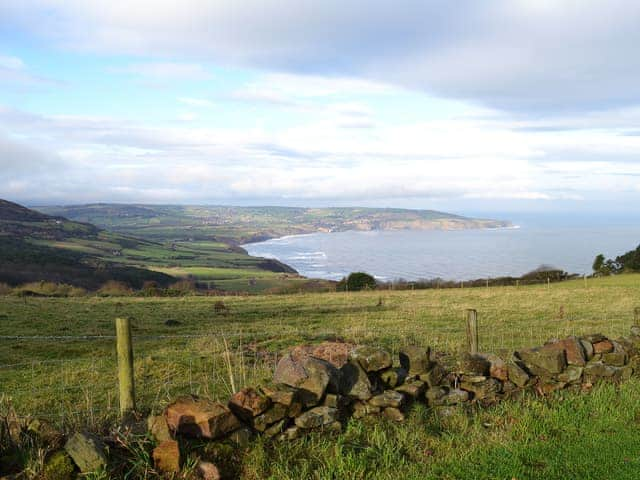 Ravenscar looking towards Robin hoods Bay