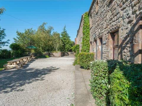 Attractive holiday home with shared sitting out area | Brambles Cottage - Milburn Grange, Knock, near Appleby-in-Westmorland