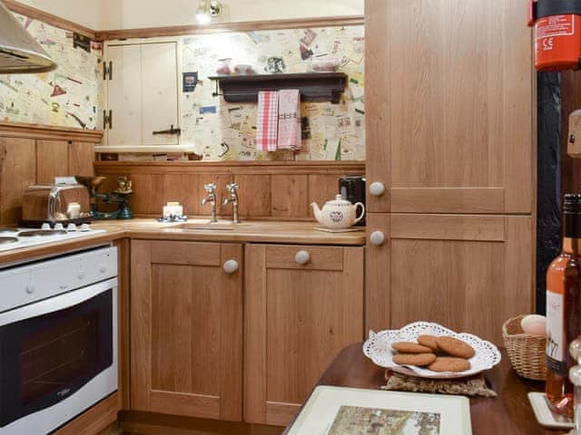 Convenient dining area within kitchen | The Hayloft - Red House Farm Cottages, Glaisdale, near Whitby