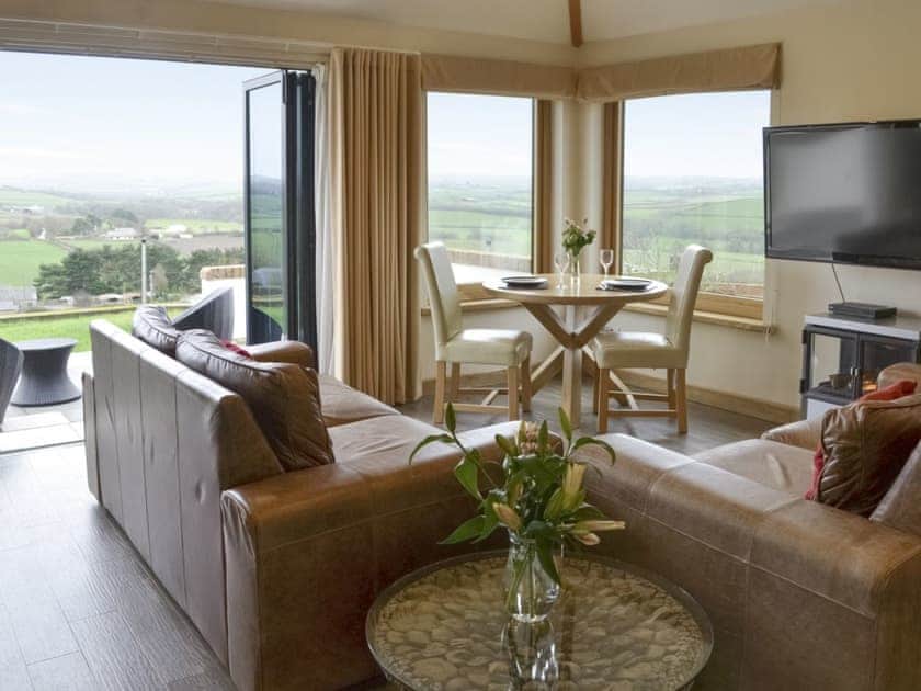 Attractive living area | Shooting Star - Wooldown Holiday Cottages, Marhamchurch, near Bude