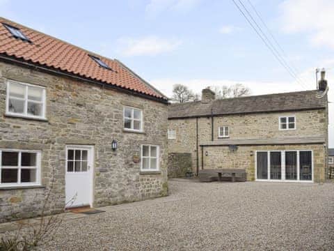 Rear of property with annex on left | Pear Tree Cottage and The Granary, East Witton, near Leyburn