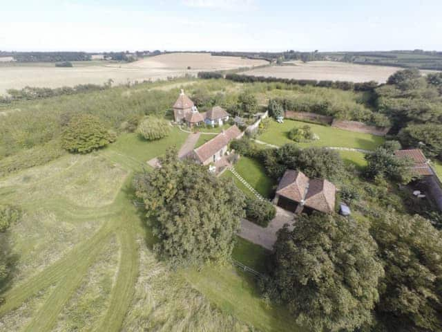 Aerial view of the estate