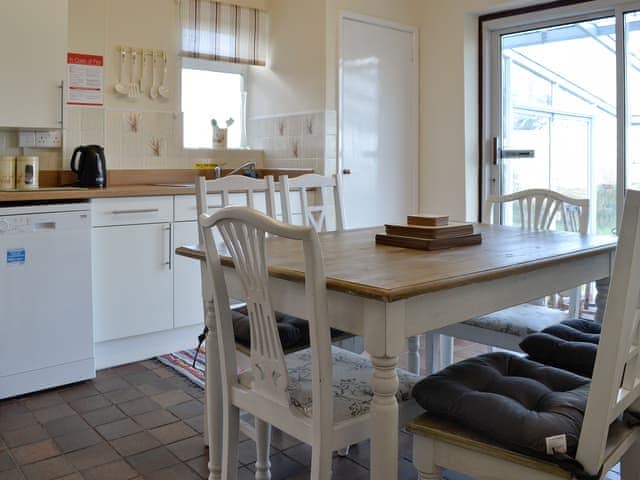 Dining area and kitchen | Merryview Bungalow, Orcop, near Hereford