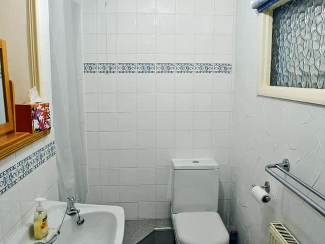 Shower room with shower cubicle | Michill Cottage, Castleton, near Buxton