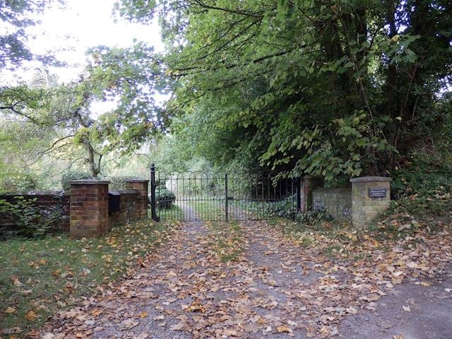 The main entrance to the property is discrete | Pheasants Hill Old Byre, Hambleden, near Henley-on-Thames