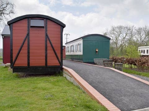 Quirky railway carriage converted holiday home | Wilby Halt - Brockford Railway Sidings, Brockford, near Stowmarket