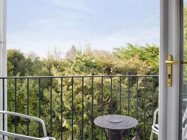 Useful balcony | Spring Mouse Apartment, Bowness-on-Windermere