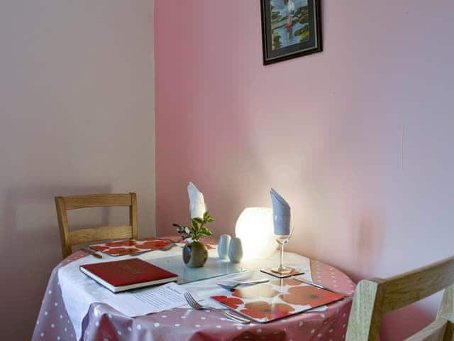 Convenient dining area | Spindlestone - Wide Sky Cottages, Lowick, near Berwick-on-Tweed