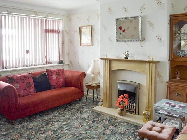 Welcoming living room | Rossall Beach Cottage, Rossall, near Thornton-Cleveleys.