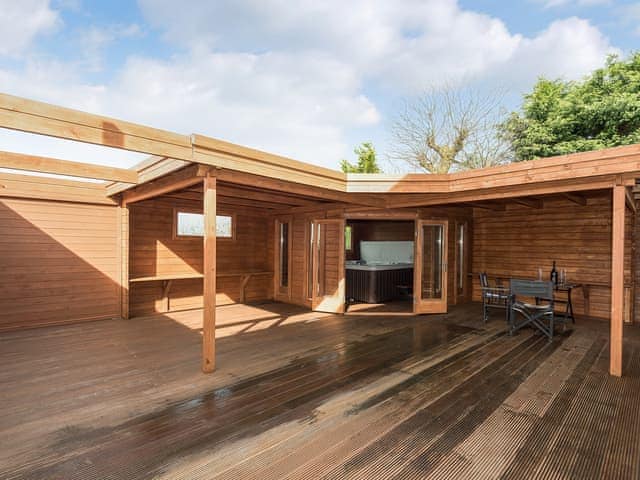 Hot tub and seating area | North Dean, Near Bowness-on-Windermere