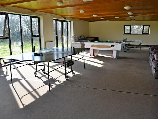 Impressive games room | Sherrill Farm Holiday Cottages, Dunterton, near Tavistock