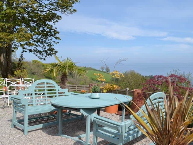 Sunny terrace with alfresco dining facilities