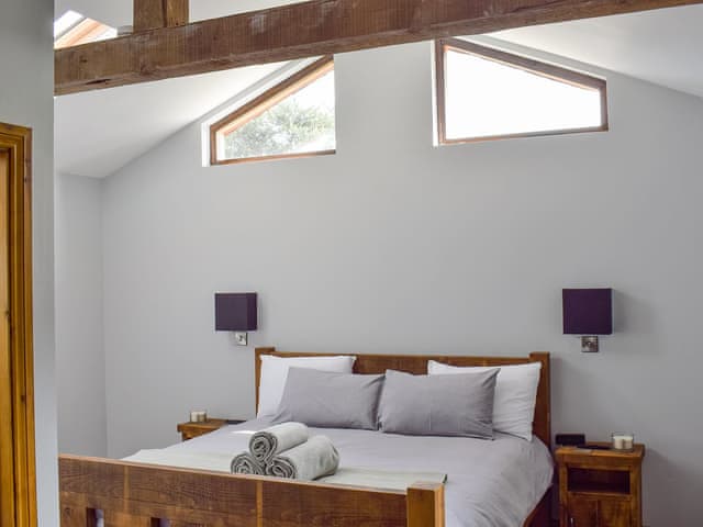 Double bedroom with en-suite | Brandy Lodge - Tavern Cottages, Newsham, near Richmond