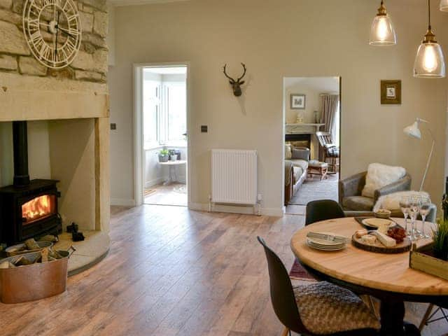 Warm and inviting dining area | Ferncliffe Cottage, Thropton, near Morpeth