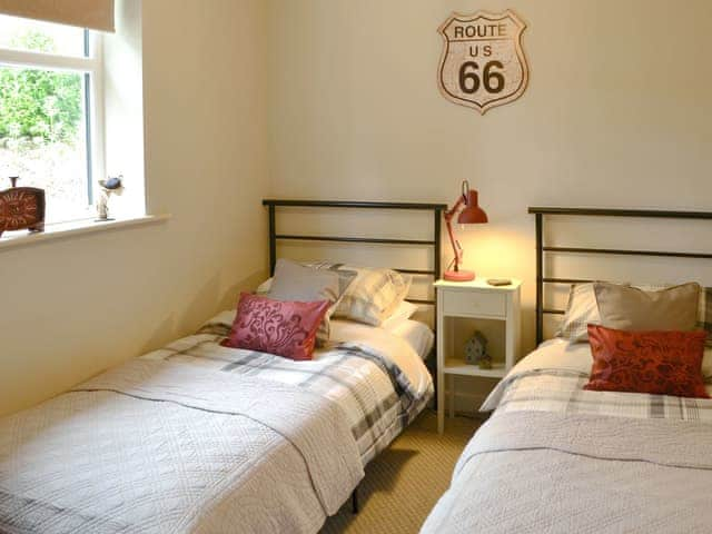 Twin bedroom | Ferncliffe Cottage, Thropton, near Morpeth