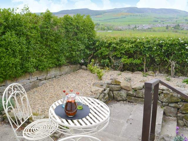 Delightful sitting out area | Ferncliffe Cottage, Thropton, near Morpeth