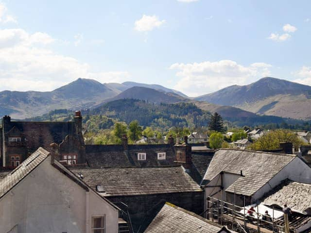 Spectacular view from the window to the mountains | Loft 10 - Royal Oak House, Keswick