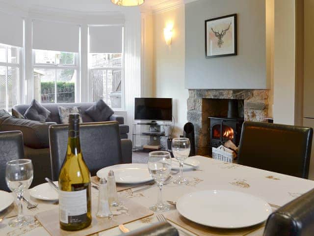 Well presented open plan living space | Dovecote House, Wooler