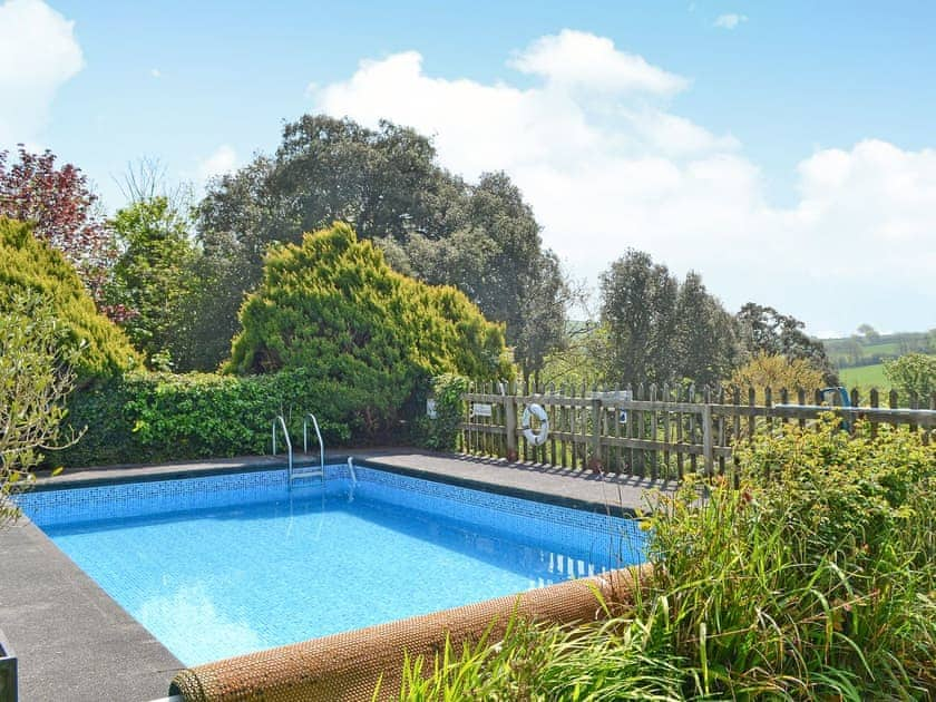 Wonderful outdoor swimming pool (shared with owner and other properties on-site)  | Cloisters Cottage - Peregrine Hall Cottages, Lostwithiel