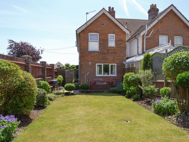 Lawned garden at rear | Rosedene, Bembridge