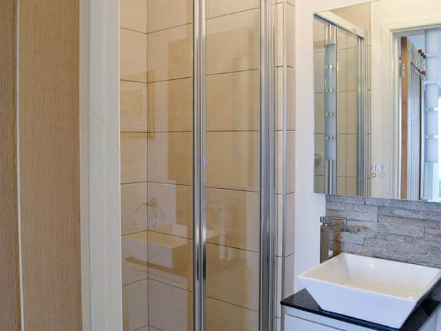 En-suite shower room | The Retreat - Underwood Farm, Stroat, near Chepstow