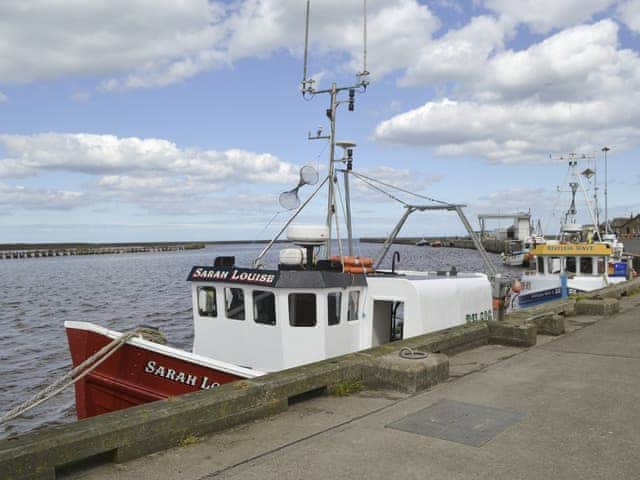 Fishing boats at Amble Harbour 