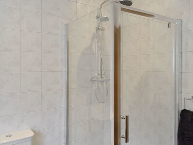 Family bathroom with separate shower cubicle and bath | Old Dairy - Andover Lane Farm, Faberstown, near Andover