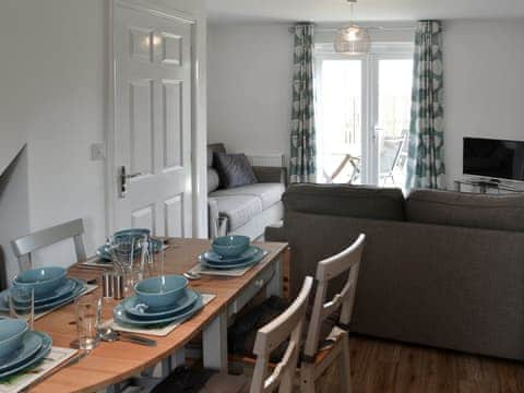 Inviting open plan living space | Teal House, Amble