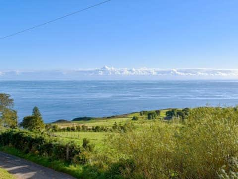 Superb uninterrupted views across the Sutherland hills to the sea | Kate&rsquo;s Croft, Gartymore, near Helmsdale